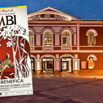 El Teatro Guerra de Lorca acogerá función benéfica de «Bambi, príncipe del Bosque» para recaudar fondos para el pueblo ucraniano