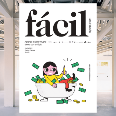 El Centro Párraga acoge la segunda edición del Festival de la Ilustración ‘Fácil’ que se focaliza en las oportunidades de negocio del sector