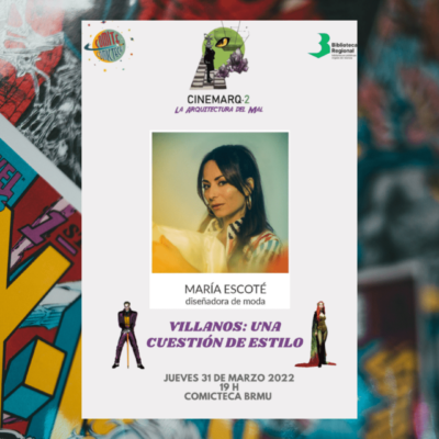 La diseñadora María Escoté analiza los estilismos de los supervillanos del cómic en la Biblioteca Regional
