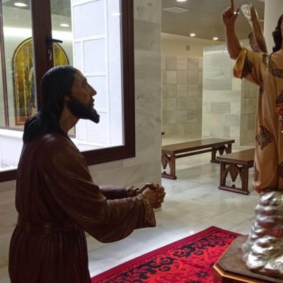 La restauración de la Oración en el Huerto del Paso Blanco de Lorca y nuevo mobiliario para la cofradía entre las novedades de la Semana Santa 2022