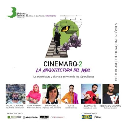 Arquitectura y estilismo a través de los malos del cómic en la Biblioteca Regional