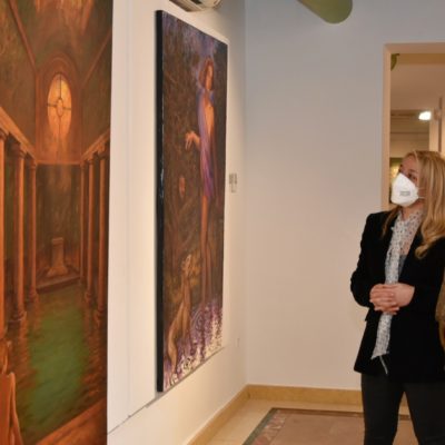Lorca presenta la exposición pictórica «Miguel García Peñarrubia, 50 años en la pintura»