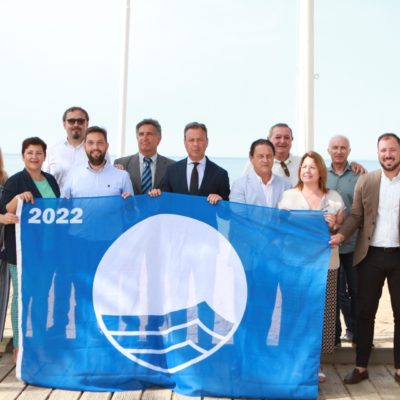 REGIÓN DE MURCIA | Turismo entrega las 34 banderas azules a las playas y puertos distinguidos de la Región