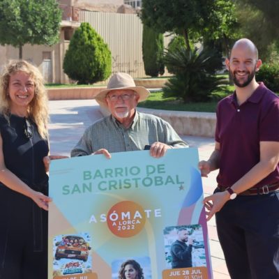 LORCA | El Barrio de San Cristóbal acoge cine de verano y conciertos dentro de la programación »Asómate a Lorca»