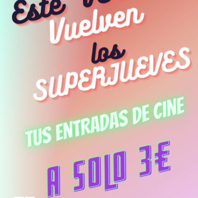 MOLINA DE SEGURA | Este verano, vuelve ‘LOS SÚPER JUEVES DE CINE’ de Molina de Segura, con entradas a 3 euros