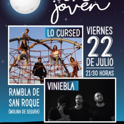 MOLINA DE SEGURA | El grupo ‘Lo Cursed’ sustituye a ‘Adaora’ el viernes 22 de julio en ‘Los Conciertos de Luna Joven 2022’, organizados por la Concejalía de Juventud de Molina de Segura