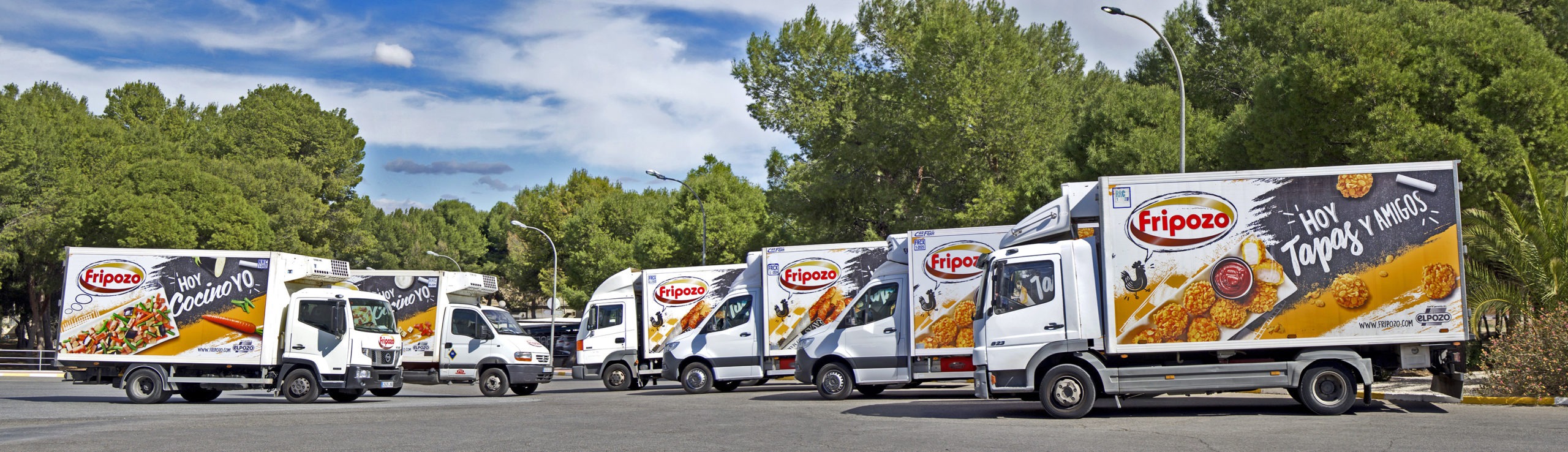 La flota logística de Fripozo recorre 80.000 kilómetros semanales para apoyar al sector de la hostería en España