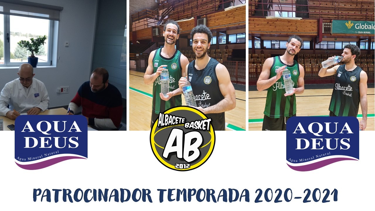 Aquadeus renueva su colaboración con el Albacete Basket