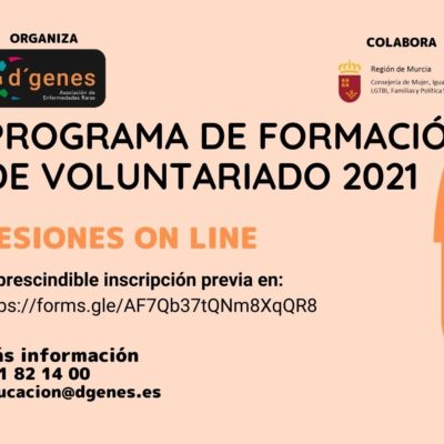 D´Genes programa un ciclo de cuatro sesiones dirigido a formación de voluntariado
