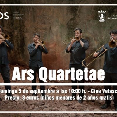 Entradas disponibles para el concierto ECOS de Ars Quartetae este domingo en el Cine Velasco