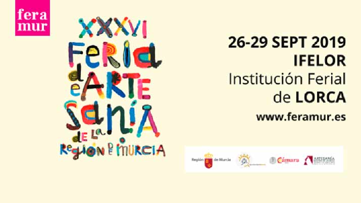 La XXXVII edición de la Feria de Artesanía de la Región se celebrará del 23 al 26 de septiembre en Lorca