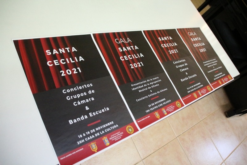 Conciertos en honor a santa Cecilia 2021 de la Agrupación Musical de Alhama: 18, 19 y 20 de noviembre