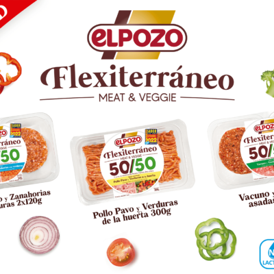 ElPozo Alimentación presenta Flexiterráneo, la primera marca de productos que une lo mejor de  la carne y los vegetales
