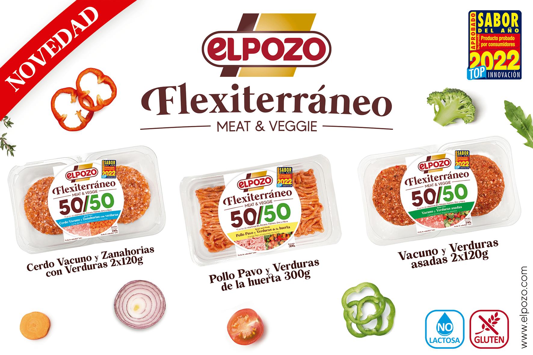 ElPozo Alimentación presenta Flexiterráneo, la primera marca de productos que une lo mejor de  la carne y los vegetales