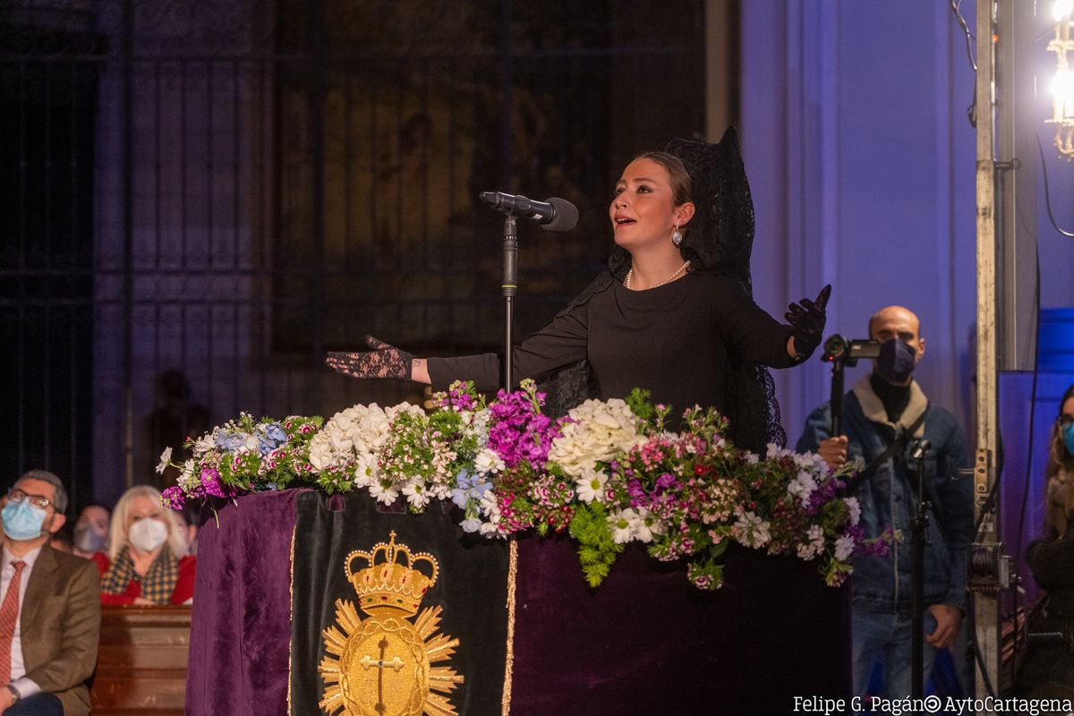 La cantaora Ana Cayetana Atienza gana el VIII Concurso Nacional de Saetas de Cartagena 2022