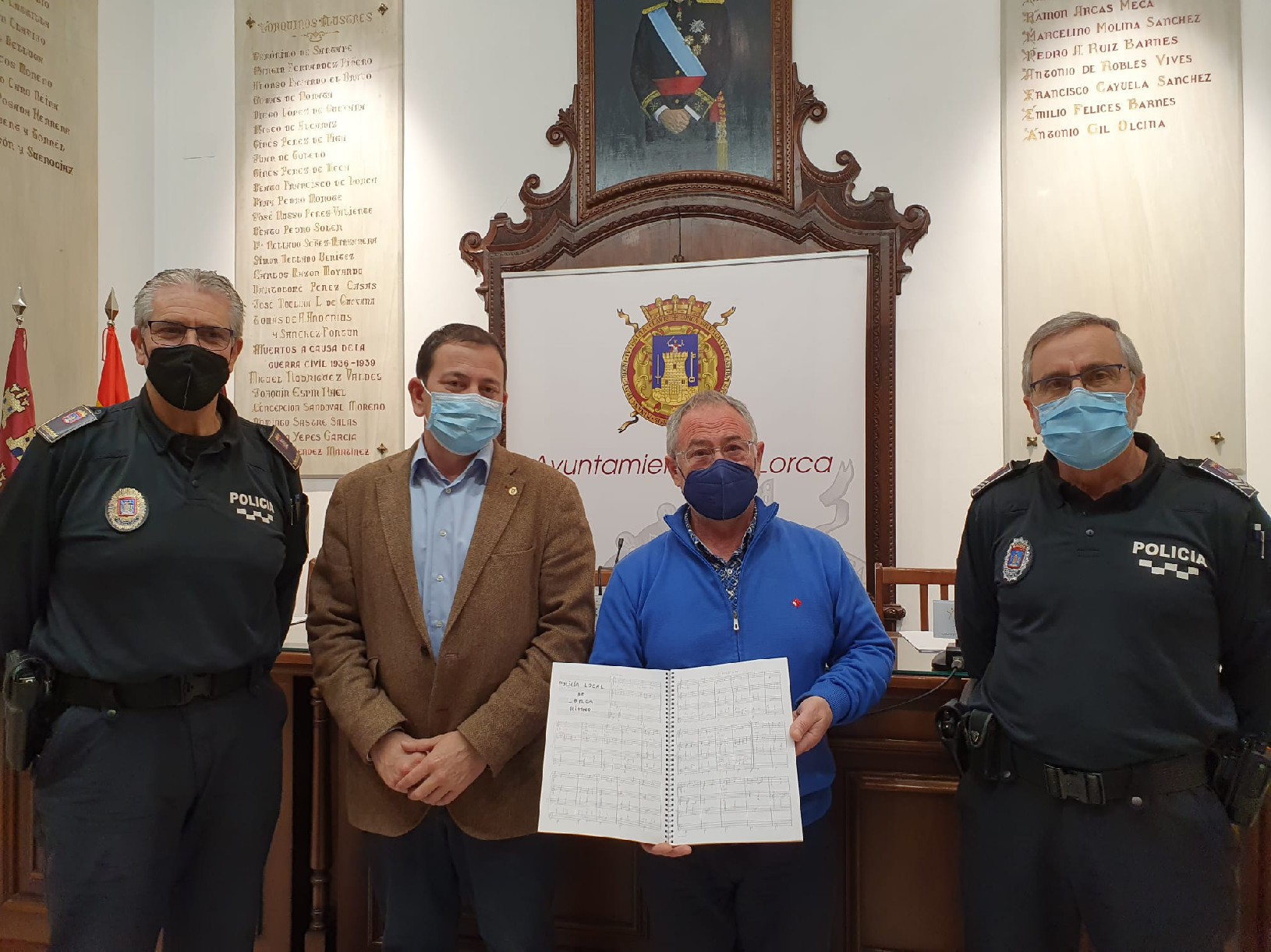 La Policía Local de Lorca estrenará himno coincidiendo con la festividad de su patrón, San Patricio
