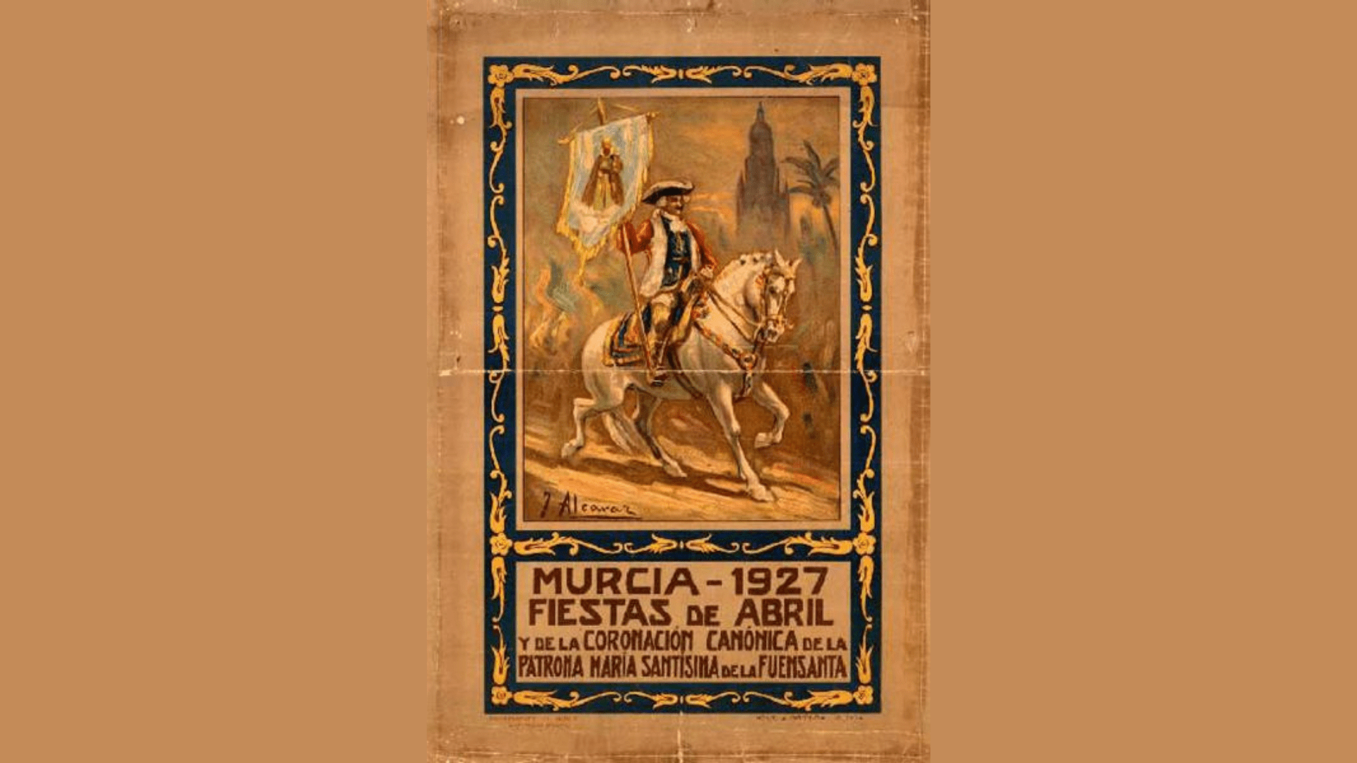 ¿Cómo eran los carteles de Semana Santa de Murcia entre 1927 y 1945?