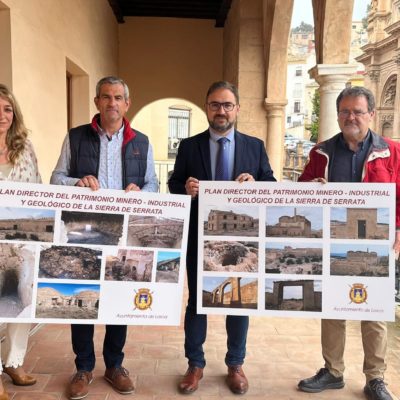 El Ayuntamiento de Lorca y Campoder firman la recepción de la subvención para redactar el Plan director del Patrimonio Minero-Industrial y Geológico de la Sierra de Serrata