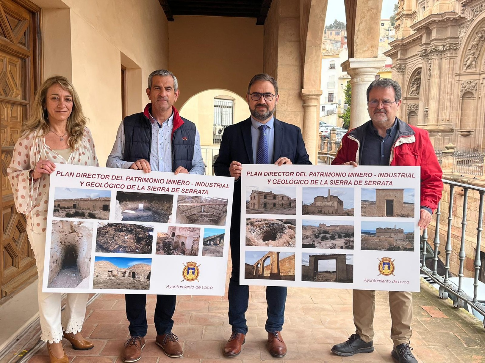 El Ayuntamiento de Lorca y Campoder firman la recepción de la subvención para redactar el Plan director del Patrimonio Minero-Industrial y Geológico de la Sierra de Serrata