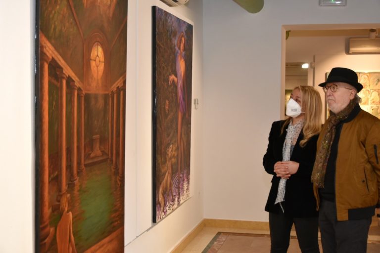 Lorca presenta la exposición pictórica “Miguel García Peñarrubia, 50 años en la pintura”