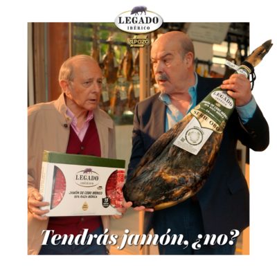 ‘Tendrás jamón, ¿no?’, nueva campaña de Legado Ibérico con la complicidad de Antonio Resines  y Emilio Gutiérrez Caba