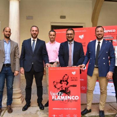 Lorca acogerá el I Festival Internacional »Quiero Flamenco» del 10 al 12 de junio en homenaje a Paco de Lucía