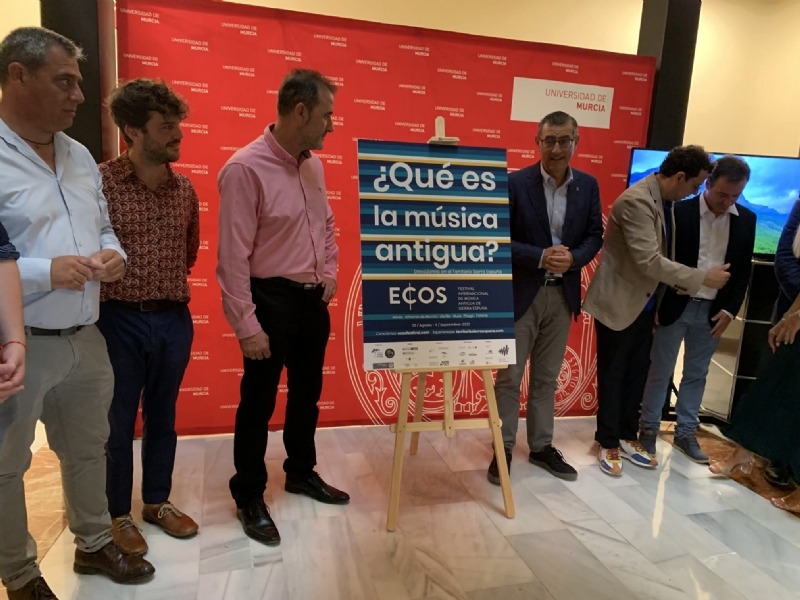 TOTANA | Presentada la VI edición del ECOS Festival Internacional de Música Antigua de los municipios de Sierra Espuña