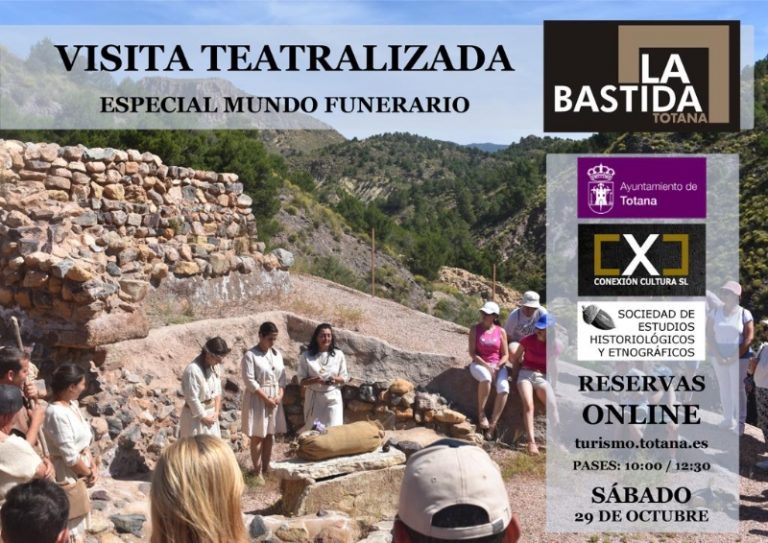 TOTANA |  Totana organiza visitas guiadas a La Bastida y al Cementerio Municipal, y rutas ecoturísticas por Sierra Espuña durante el último trimestre del año