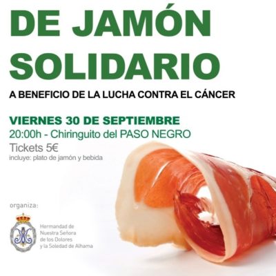 ALHAMA DE MURCIA | IV Corte de jamón solidario Feria 2022