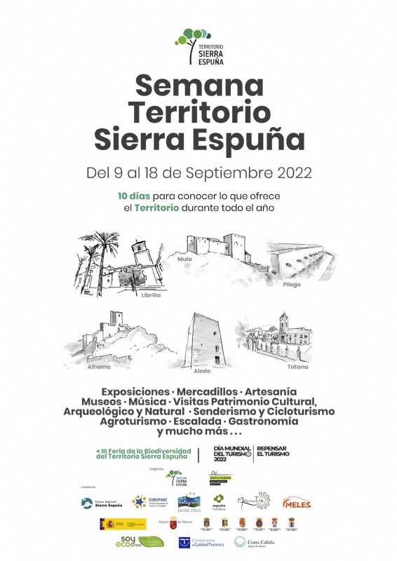 ALHAMA DE MURCIA | Jornada de puertas abiertas para conocer la Semana Territorio Sierra Espuña y III Feria de la Biodiversidad