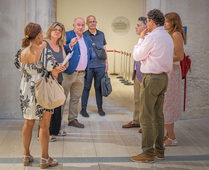 REGIÓN DE MURCIA | 
        La Comunidad y la Fundación Mediterráneo preparan la muestra ‘Cronografías’ en la sala de exposiciones del Palacio de San Esteban