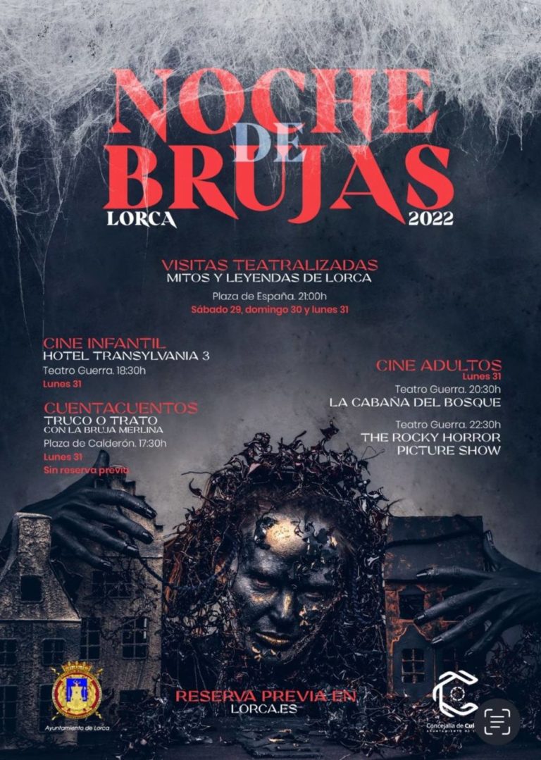 LORCA | La “Noche de Brujas” de Lorca, del 29 al 31 de octubre