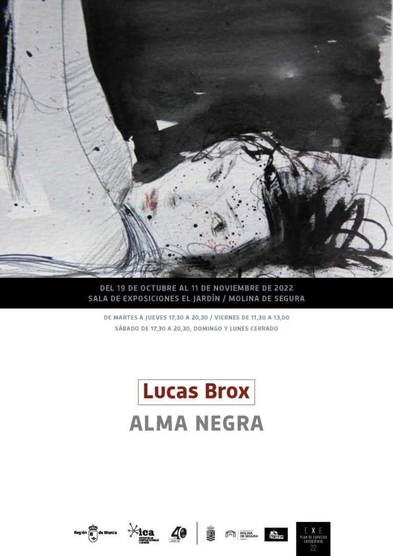 MOLINA DE SEGURA | La Sala ‘El Jardín’ de Molina de Segura acoge la exposición ‘ALMA NEGRA’, de Lucas Brox, del 19 de octubre al 11 de noviembre