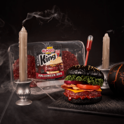 ElPozo King lanza una edición limitada para Halloween de su Burger BBQ