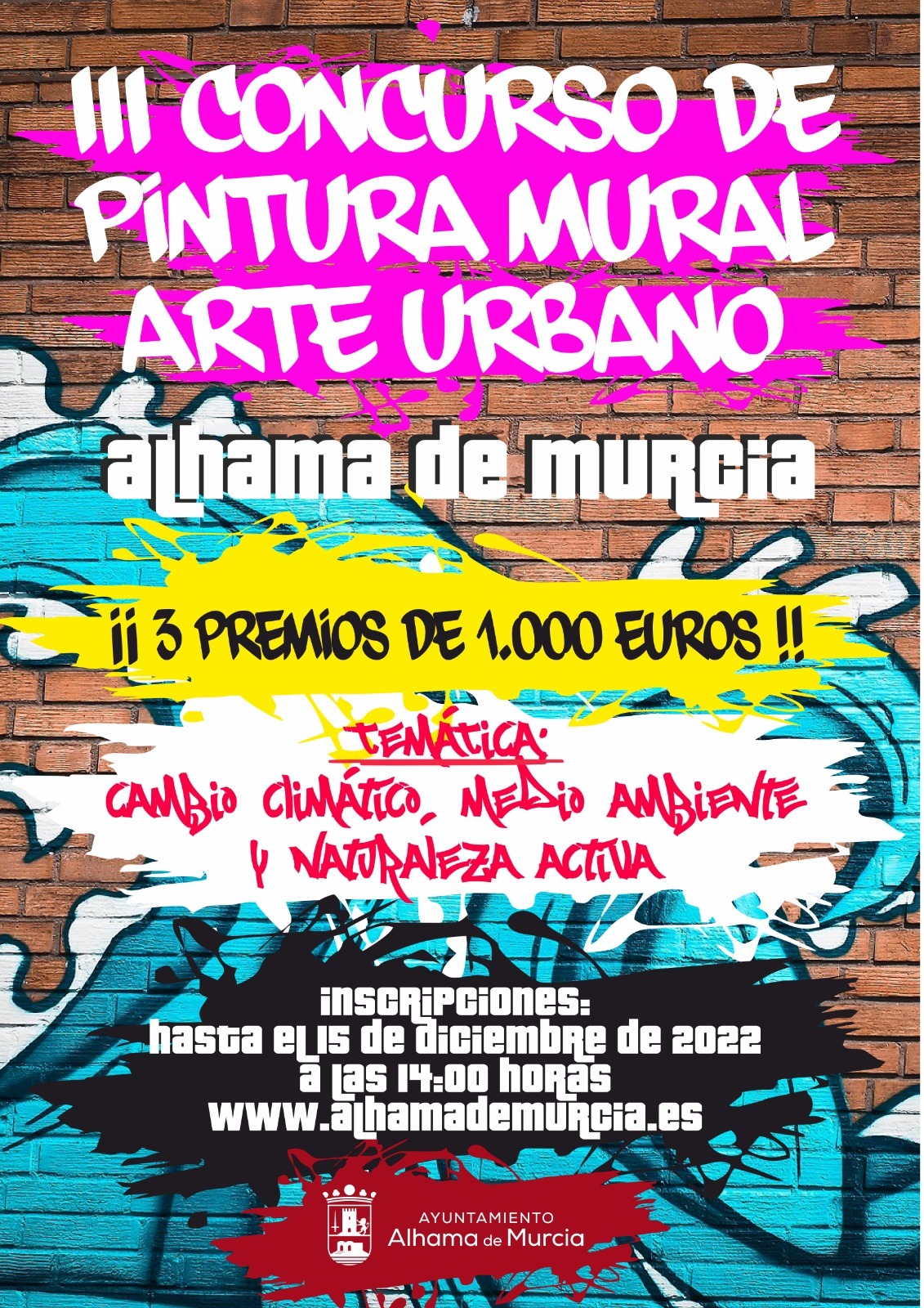 ALHAMA DE MURCIA | III Concurso de Pintura Mural Arte Urbano