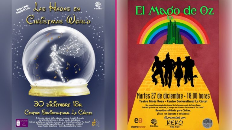 TOTANA | Ampliada la venta de entradas para asistir a las obras de teatro infantiles “Mago de Oz” y “Las Hadas en Christmas World” debido a la alta demanda