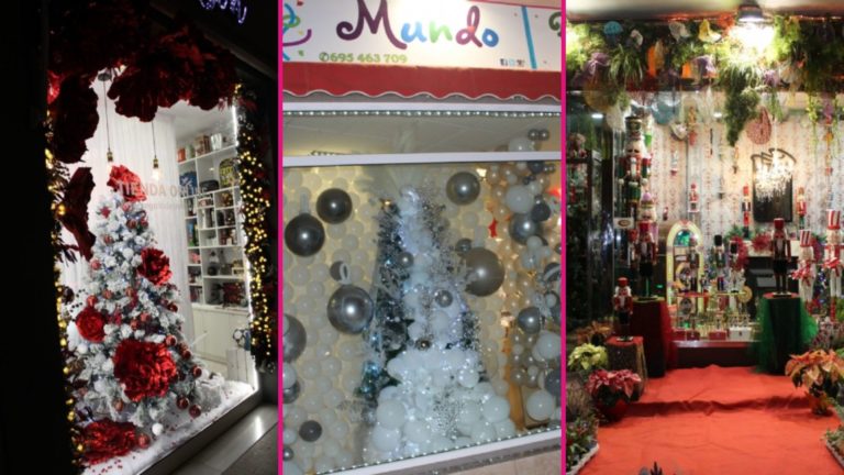 TOTANA | Los establecimientos comerciales De Corazón, Mundo Piñatas y Pierrot Floristas ganan el VIII Concurso de Escaparates de Navidad Totana 2022