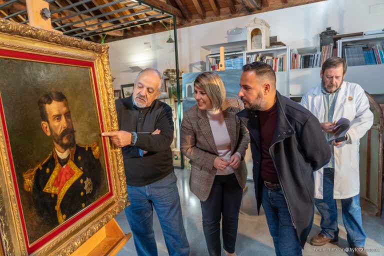 CARTAGENA | Diego Quevedo cede el retrato de Isaac Peral al Ayuntamiento para su futura exposición en la Casa Museo