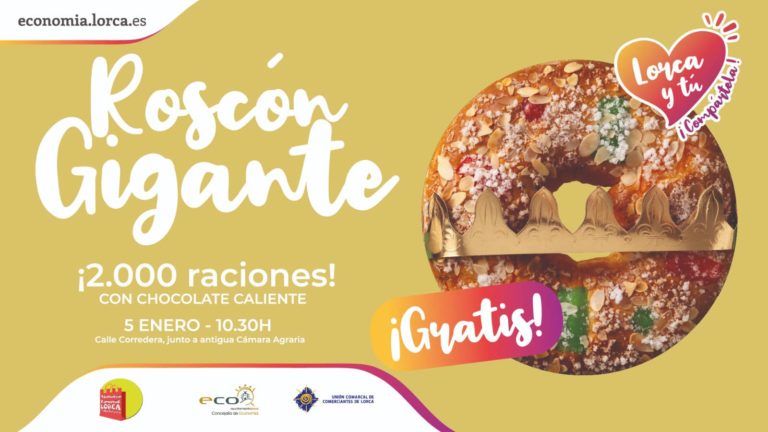 LORCA | Un Roscón gigante de 2.000 raciones para recibir a los Reyes Magos en Lorca