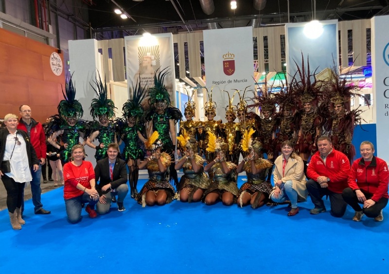 TOTANA | La Federación de Peñas de Carnaval eleva el Carnaval totanero a la esfera nacional e internacional en Fitur, la Feria Internacional de Turismo de Madrid