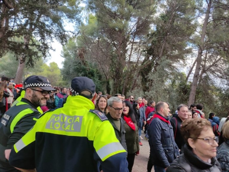 TOTANA | Más de 50 efectivos integran el dispositivo de seguridad de la romería de regreso de La Santa de Totana mañana sábado 7 de enero