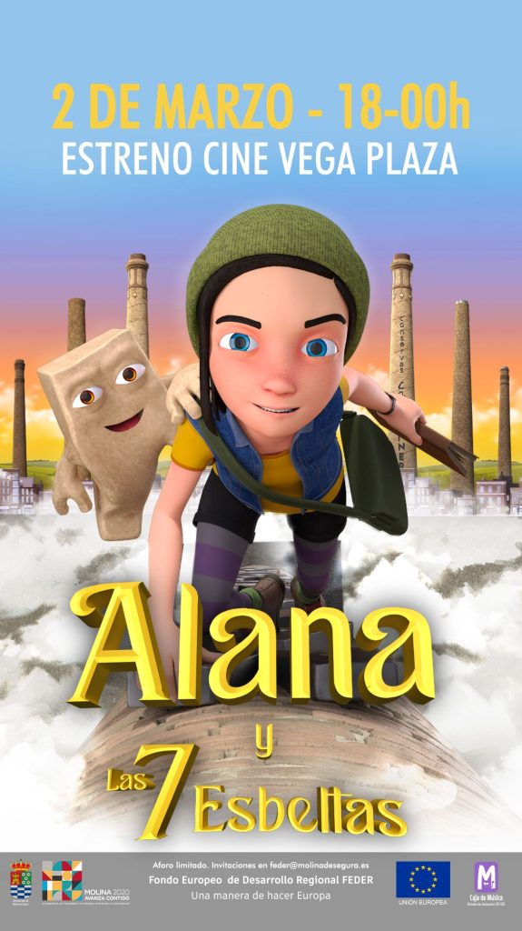 MOLINA DE SEGURA | El estreno de ‘Alana y las 7 Esbeltas’, cortometraje de animación en 3D, tendrá lugar el jueves 2 de marzo en Molina de Segura