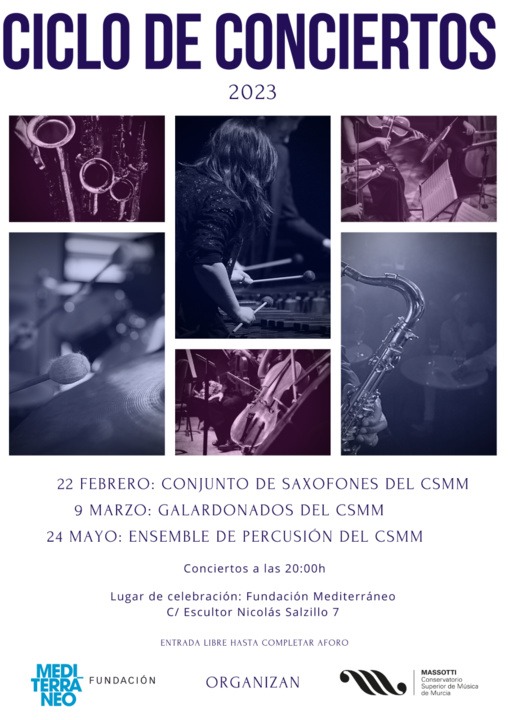 REGIÓN DE MURCIA | 
        Los alumnos del Conservatorio Superior de Música de Murcia ofrecen un ciclo de tres conciertos gratuitos