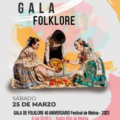 MOLINA DE SEGURA | El ‘Teatro Villa de Molina’ acoge una Gala de Folkore el sábado 25 de marzo con motivo del 40 aniversario del Festival de Folckore de la localidad