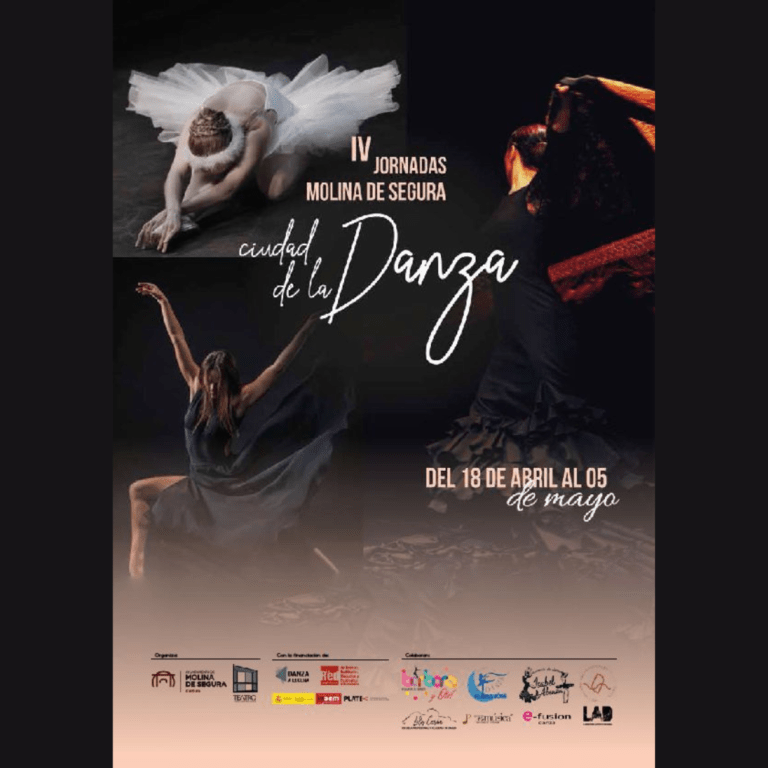 MOLINA DE SEGURA | Las IV Jornadas ‘Molina de Segura, ciudad de la Danza’ ofrecen un amplio programa de actividades del 18 de abril al 5 de mayo en el ‘Teatro Villa de Molina’