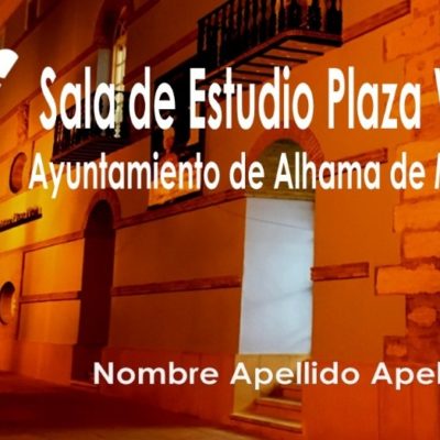 ALHAMA DE MURCIA | Información para solicitar la tarjeta para la sala de estudio 24 horas