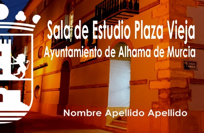 ALHAMA DE MURCIA | Información para solicitar la tarjeta para la sala de estudio 24 horas