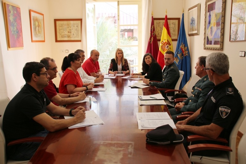 ALHAMA DE MURCIA | La Junta Local de Seguridad organiza el dispositivo para las fiestas de Los Mayos