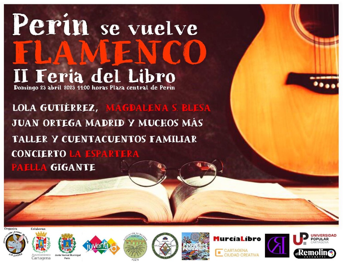 CARTAGENA | Perín se vuelve flamenco en la II edición de su Feria del Libro