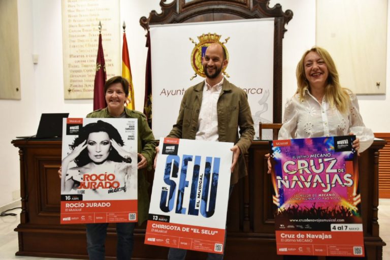LORCA | El Auditorio Margarita Lozano acogerá los musicales de Rocío Jurado, Cruz de Navajas y ‘El Selu’